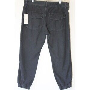 NWT Citizens of Humanity Agni Utility Jogger Pant Washed Black Size 32 XL $238